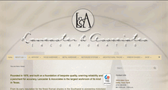 Desktop Screenshot of lancasterandassoc.com