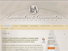 Tablet Screenshot of lancasterandassoc.com